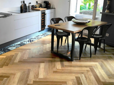 BÂTON ROMPU MACCHIATO - Solid wood parquet _ Décoplus Parquets