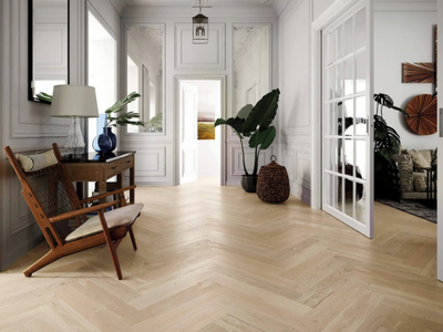 BÂTON ROMPU SELECTION SABLE - Solid wood parquet _ Décoplus Parquets
