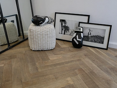 BÂTON ROMPUS ECOLOGIQUE HUILÉ BLANCHI - Solid wood parquet _ Décoplus Parquets