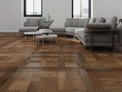 DALLES CHANTILLY FUME HUILE - Solid wood parquet _ Décoplus Parquets