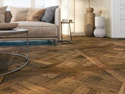 DALLES DE VERSAILLES FUME HUILE - Solid wood parquet _ Décoplus Parquets