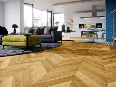 POINT DE HONGRIE RUSTIQUE NATUREL - Solid wood parquet _ Décoplus Parquets