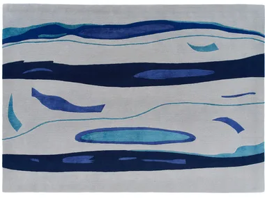 FLOATING GLASS - Custom handmade rug _ Deirdre Dyson