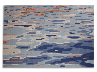 GOLDEN GLINTS - Hand knotted rug in wool and silk _ Deirdre Dyson
