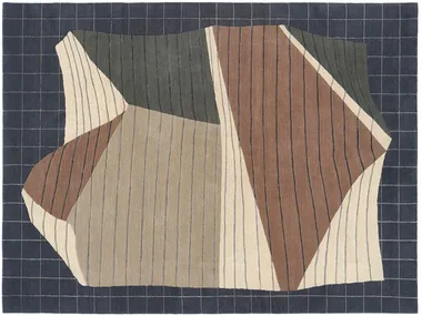 NOTE PAPER - Rectangular handmade wool rug _ Deirdre Dyson