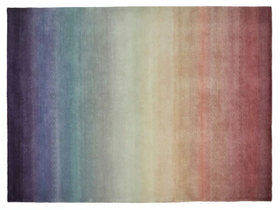 PLUMBERRY - Handmade custom wool and silk rug _ Deirdre Dyson