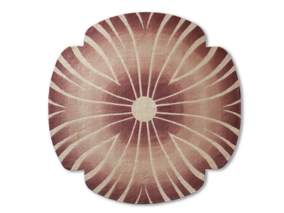 SEA SHELL - Hand knotted rug in graded wool with silk _ Deirdre Dyson