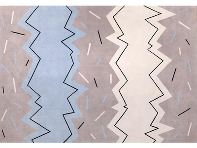 STACCATO - Hand knotted rug in wool and silk _ Deirdre Dyson