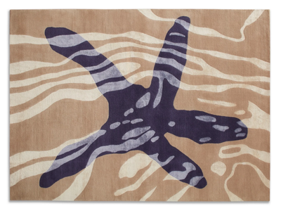 STARFISH - Hand knotted rug in wool and silk _ Deirdre Dyson