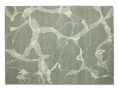 SUNLIT - Hand knotted rug in wool and silk _ Deirdre Dyson