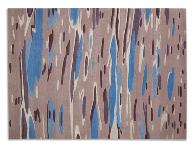 SUNSET - Hand knotted rug in wool and silk _ Deirdre Dyson