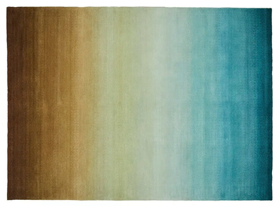 VERDIGRIS - Custom handmade wool and silk rug _ Deirdre Dyson