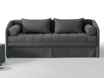 CARLETTO PLUS - Fabric sofa bed with removable cover _ Dema