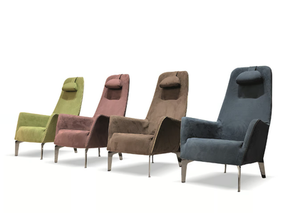 VALENTINA - Fabric armchair high-back _ Dema