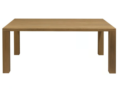 BONN - Rectangular composite wood table _ Deodara