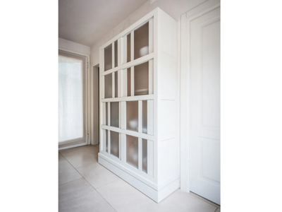 Display cabinet - Wood and glass display cabinet _ Deodara