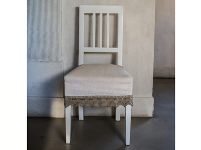 GIULIA - Fabric and beech chair _ Deodara