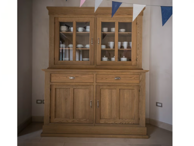 Highboard - Wood and glass highboard _ Deodara