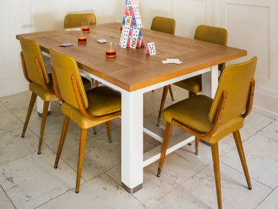 IMPERO - Rectangular wooden table _ Deodara