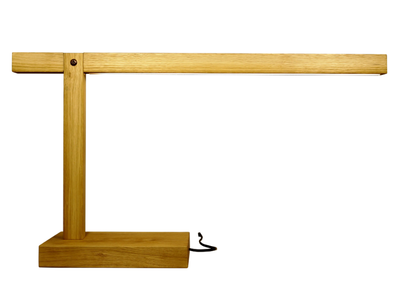 PELICAN - Swivel oak table lamp _ Deodara