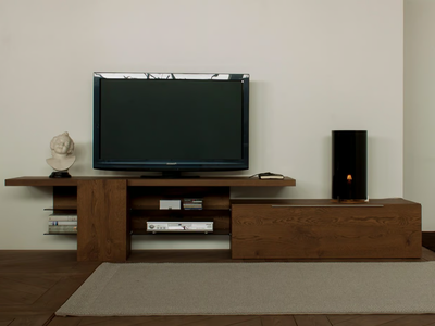 WILD - Oak TV cabinet with drawers _ Deodara