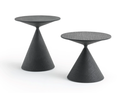 MINI CLAY CANVAS - Coffee table with MDF top covered with textile fibers _ Desalto