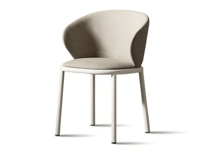 MUN - Fabric chair with armrests _ Desalto