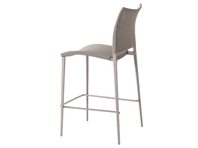 SAND AIR - High polyester fibre stool with back _ Desalto