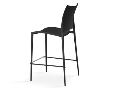 SAND - High polypropylene stool with back _ Desalto
