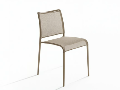 SAND LIGHT - Stackable polyester garden chair _ Desalto