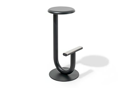 STRONG - High stool with footrest _ Desalto