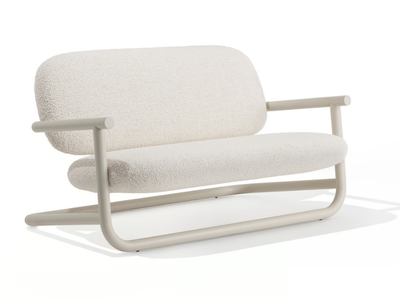 STRONG SPECIAL - Fabric small sofa with steel structure _ Desalto
