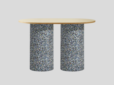 CONFETTI - Oval high table _ DesignByThem