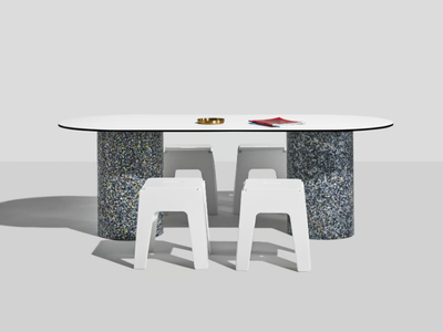 CONFETTI - Oval table _ DesignByThem