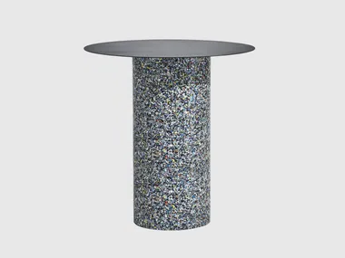 CONFETTI - Round metal high table _ DesignByThem