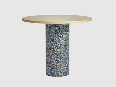 CONFETTI - Round wooden high table _ DesignByThem