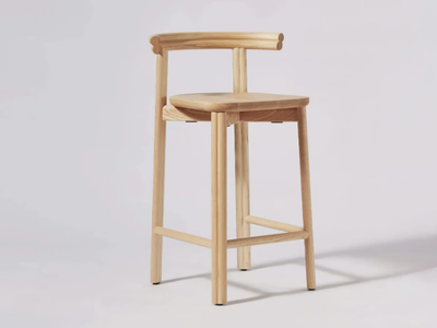 TWILL - Ash barstool with back _ DesignByThem