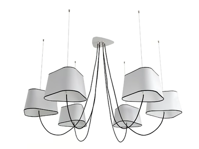 NUAGE 6 GRAND - Fabric chandelier _ DESIGNHEURE