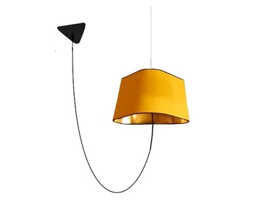 NUAGE DÉPORTÉE GRAND - LED fabric pendant lamp _ DESIGNHEURE