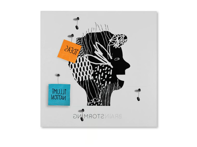 BRAINSTORMING - Magnetic dry erase board _ designobject.it