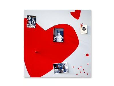 HEART - Magnetic dry erase board _ designobject.it