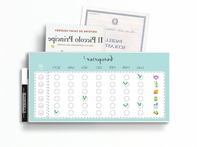 RESPONSIBILITY CHART KIDS - Magnetic dry erase board _ designobject.it