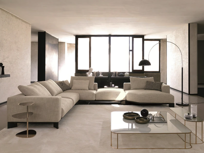 EASTON - Sectional sofa with removable cover _ Désirée divani