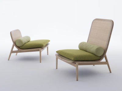 EBEN - Ash and juncus armchair _ Désirée divani