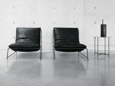 RITO - Leather armchair _ Désirée divani