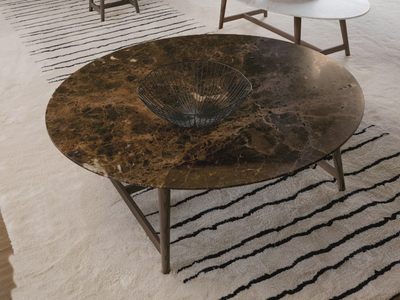 TOMO - Round marble coffee table _ Désirée divani