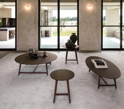 TOMO - Round MDF coffee table _ Désirée divani