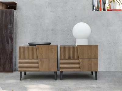 DESIGN - Solid wood bedside table _ Devina Nais