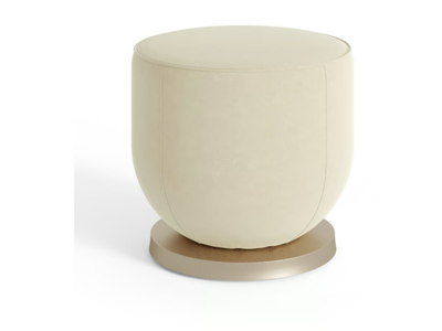 DAHLIA - Round velvet pouf