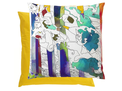 FORÊT DE CRISTAL - Motif floor cushion _ Diacasan Edition